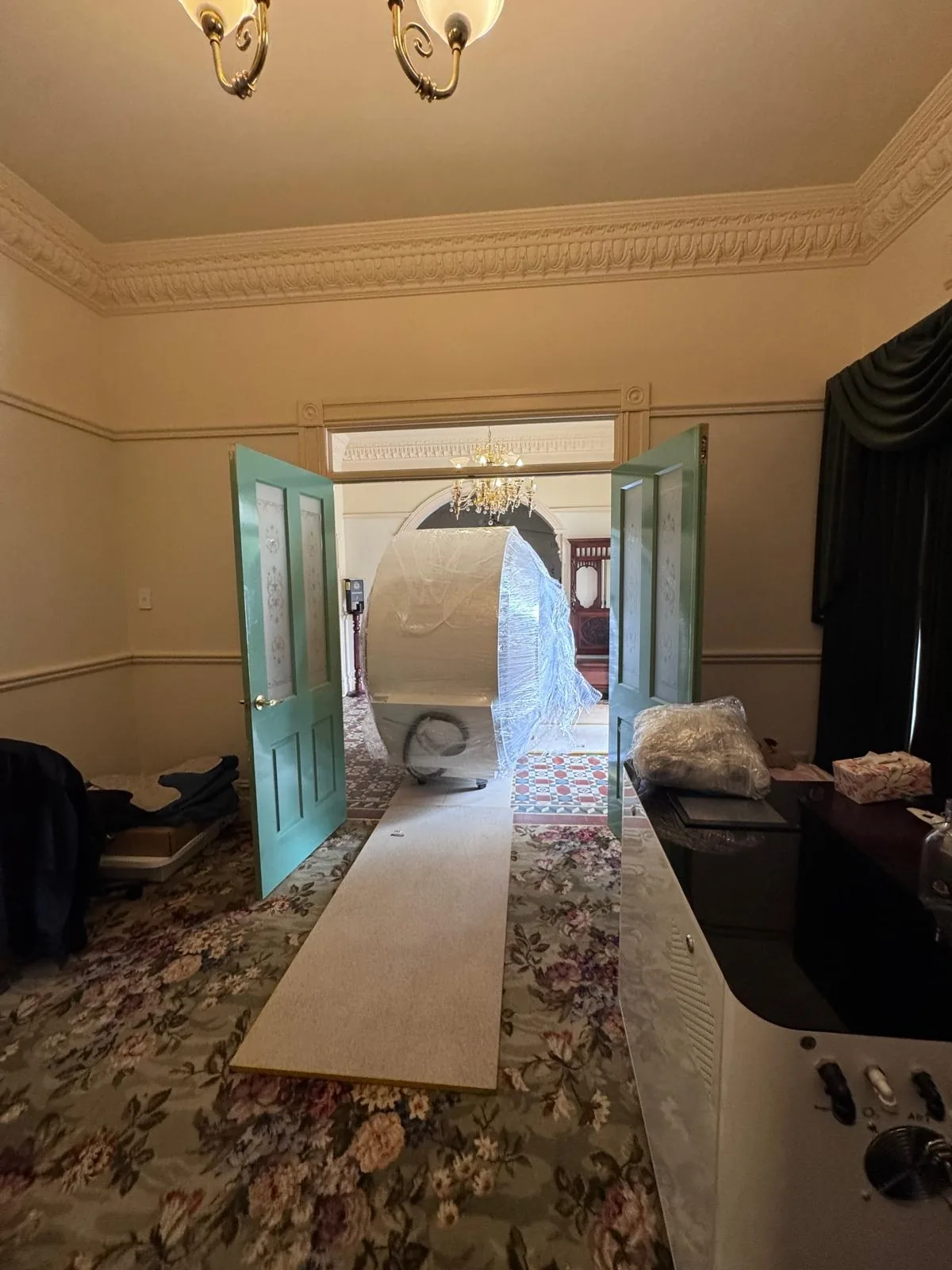 Moving towards the final room