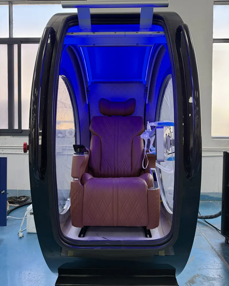 Black ARC with blue accent lighting on our factory floor