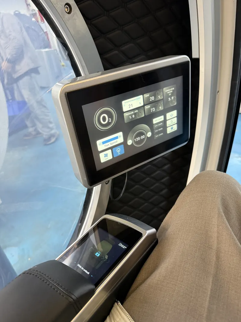 Inside touch control panel — one inside and one outside are standard