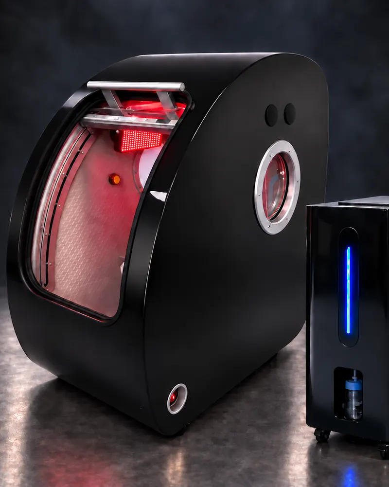 Black ORION COMPACT with the door open