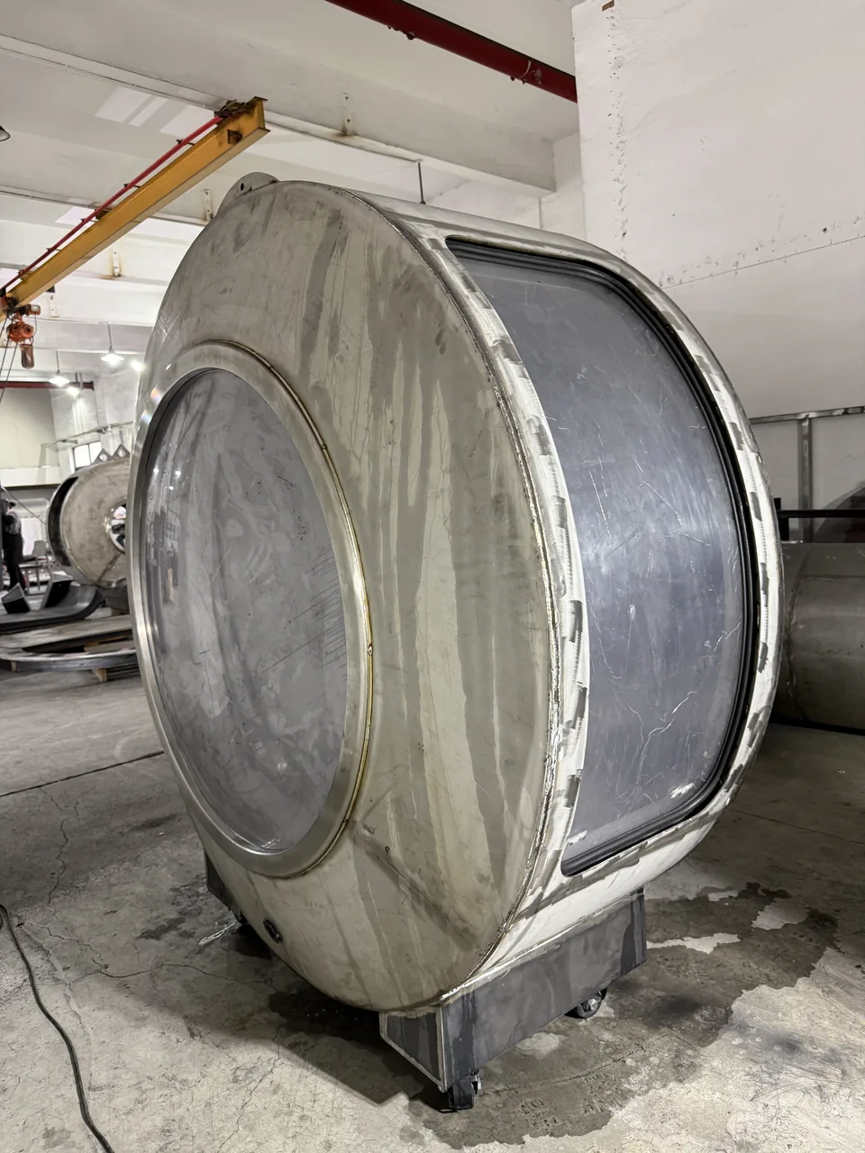 ARC shell in raw steel with the window ring welded in