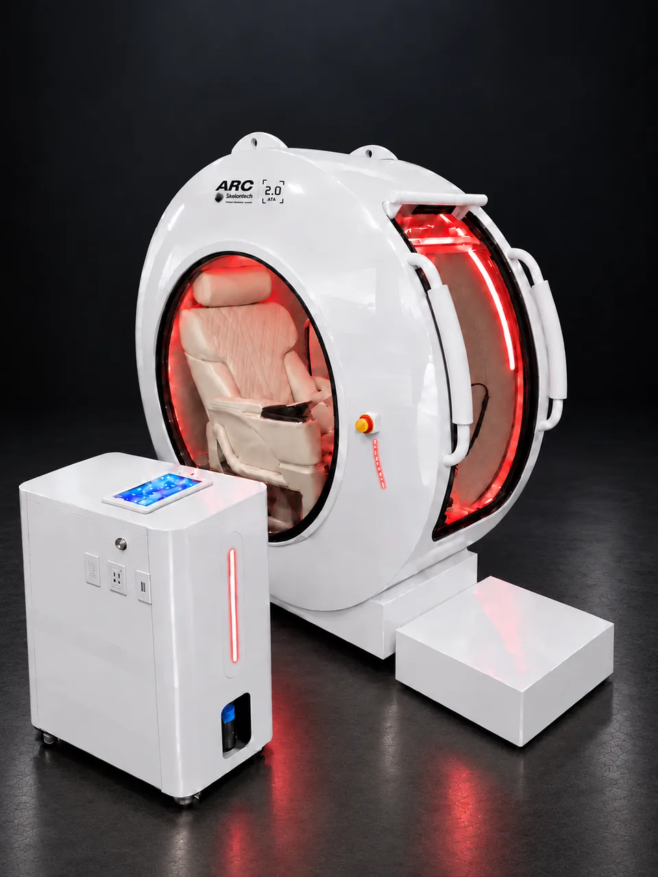 ARC in White — side, with main unit