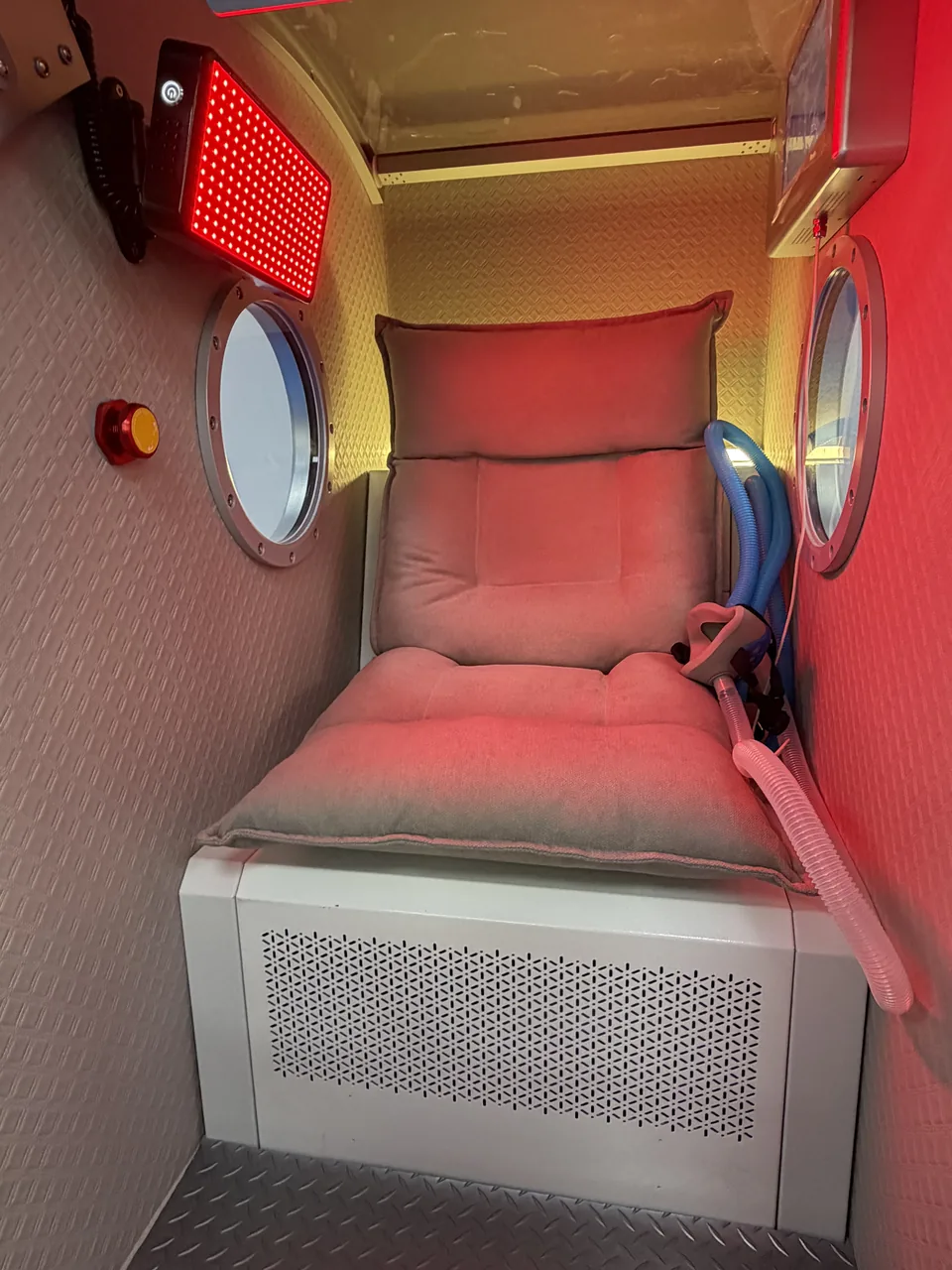 ORION COMPACT interior with the infrared panel on