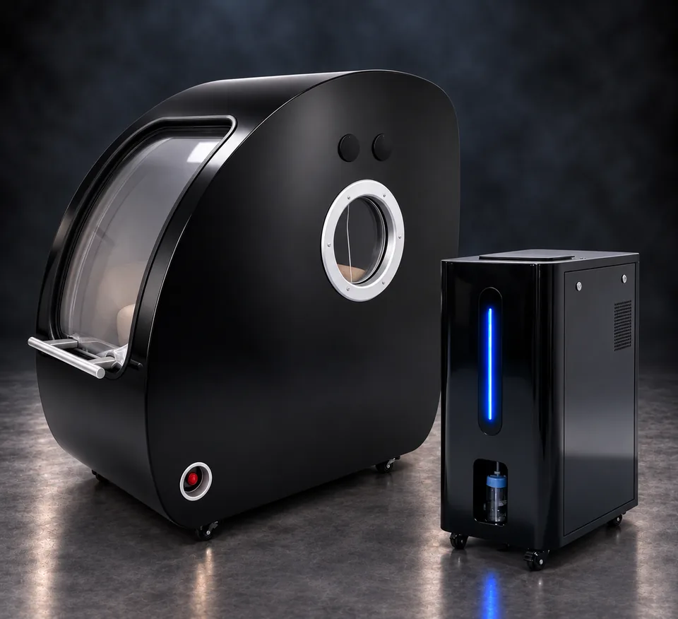 ORION COMPACT in Black — with main unit