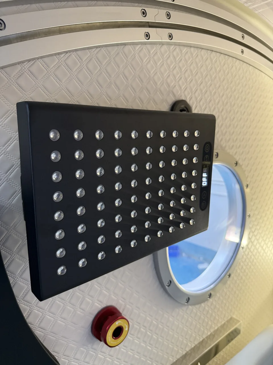 Infrared LED panel on the ORION wall