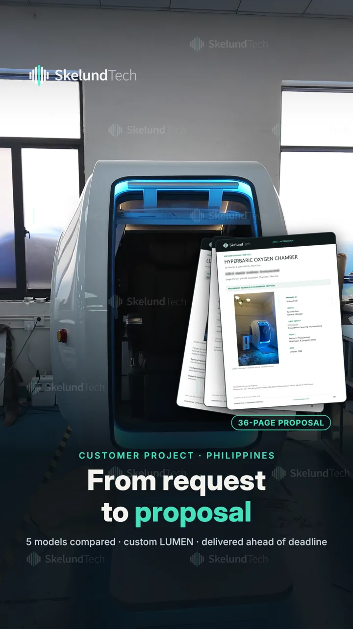 From Request to Proposal: A Hyperbaric Chamber Project in the Philippines | SkelundTech Case Study