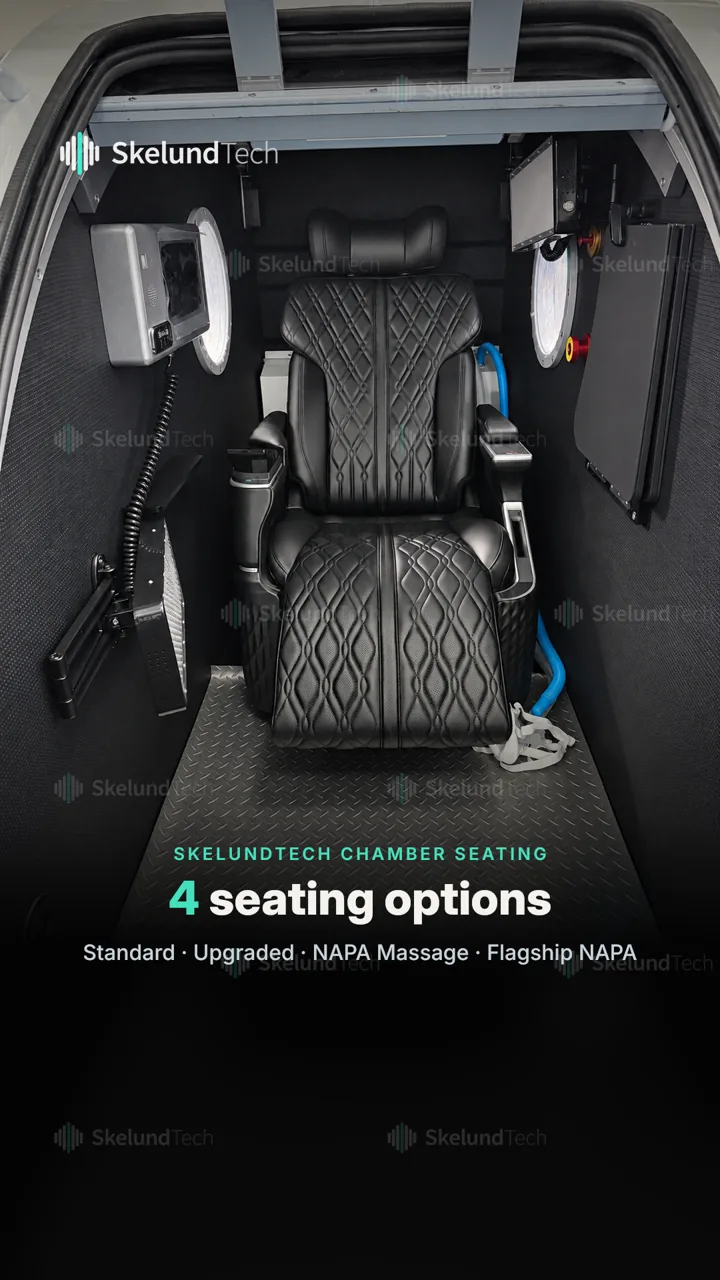 Hyperbaric Chamber Seating Options: Which Chair Fits Your Chamber?