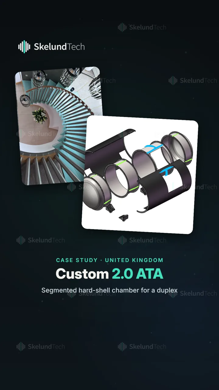Custom 2.0 ATA Hyperbaric Chamber Built in Sections for an Upstairs Duplex | UK Case Study